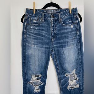 Vintage Hi-Rise Ripped Jeans - American Eagle